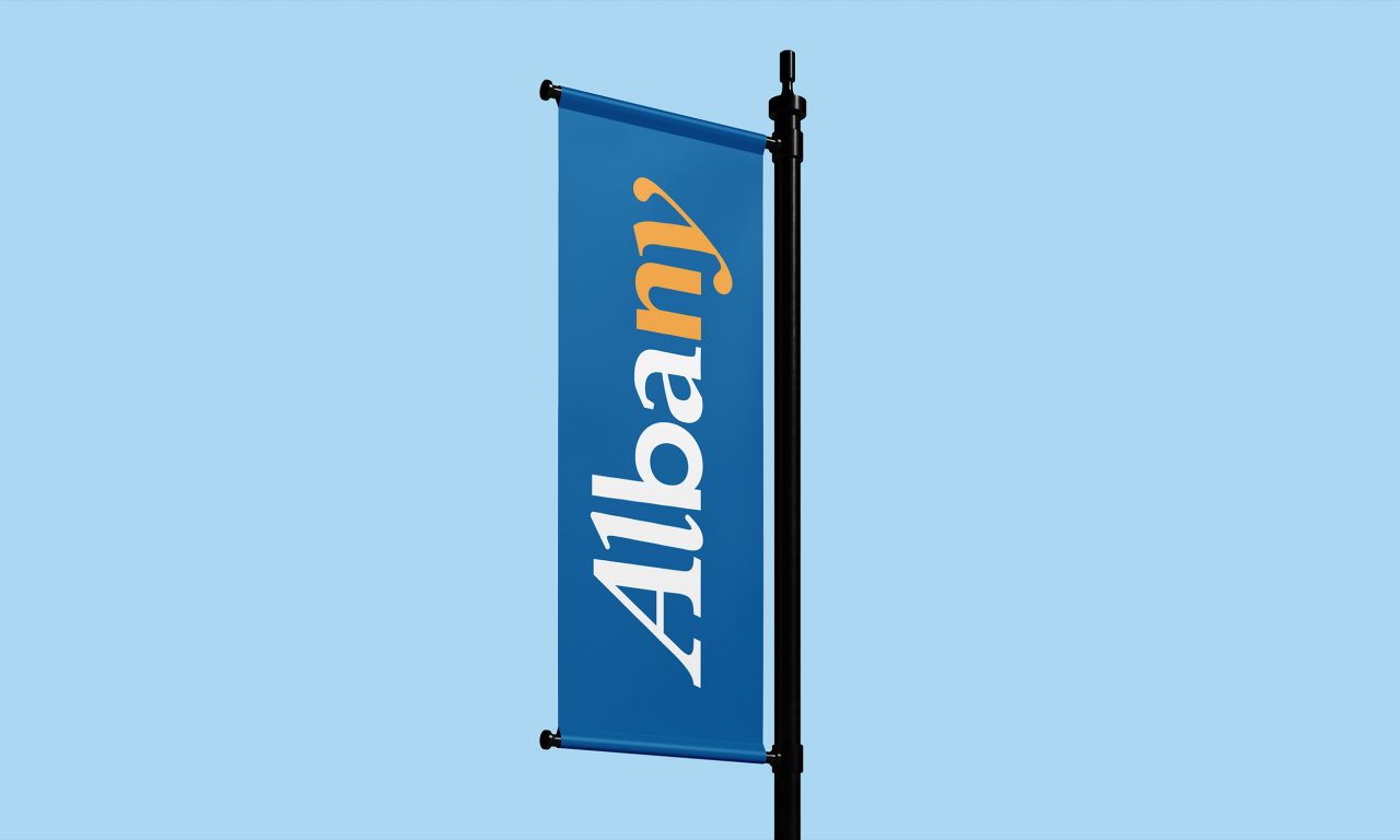 02-Albany Logo-Banner Mockup