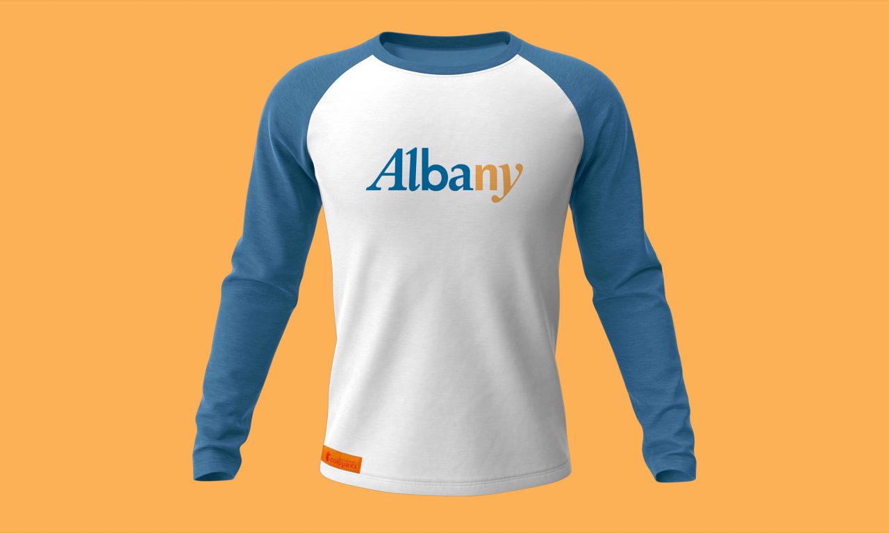 03-Albany Logo-Shirt Mockup